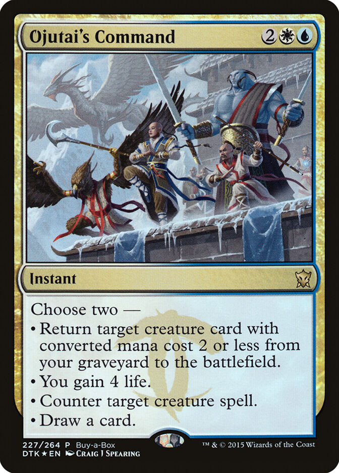 Ojutai's Command (227) - Dragons of Tarkir Promos (PDTK)