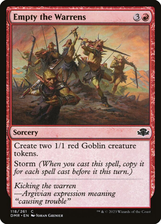 Empty the Warrens (118) - Dominaria Remastered (DMR)