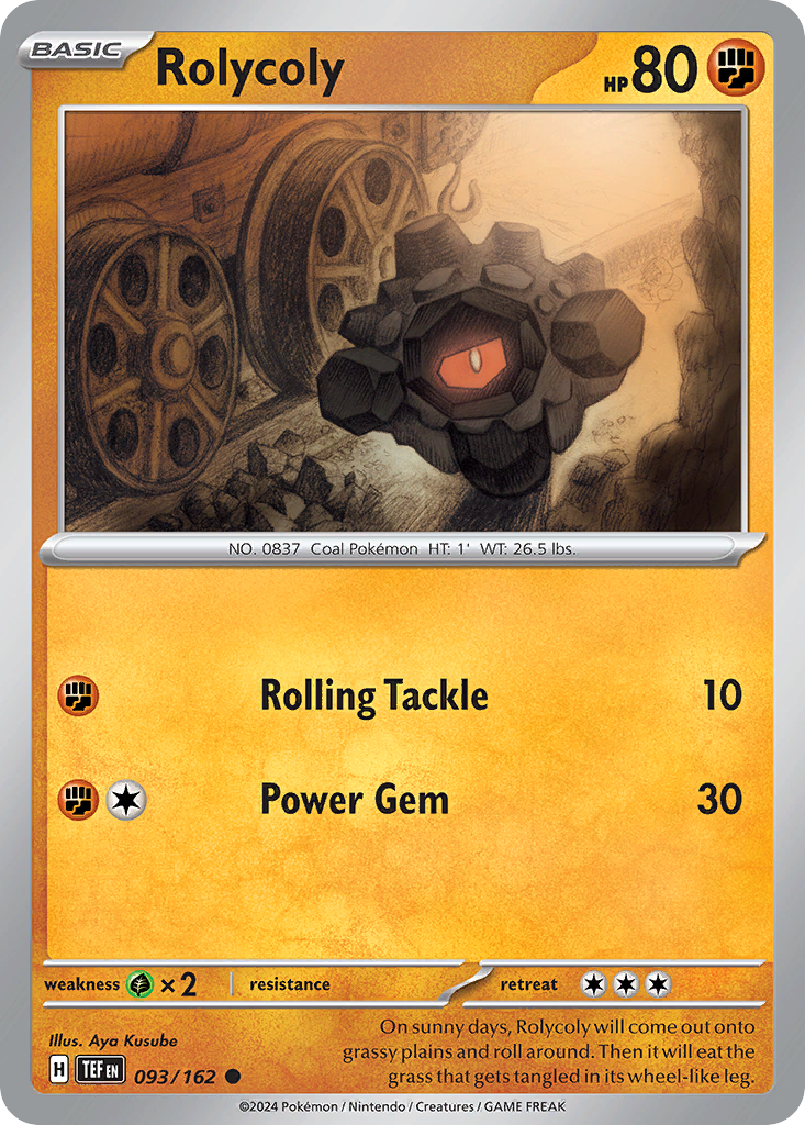 Rolycoly (93/162) - Temporal Forces (TEF)