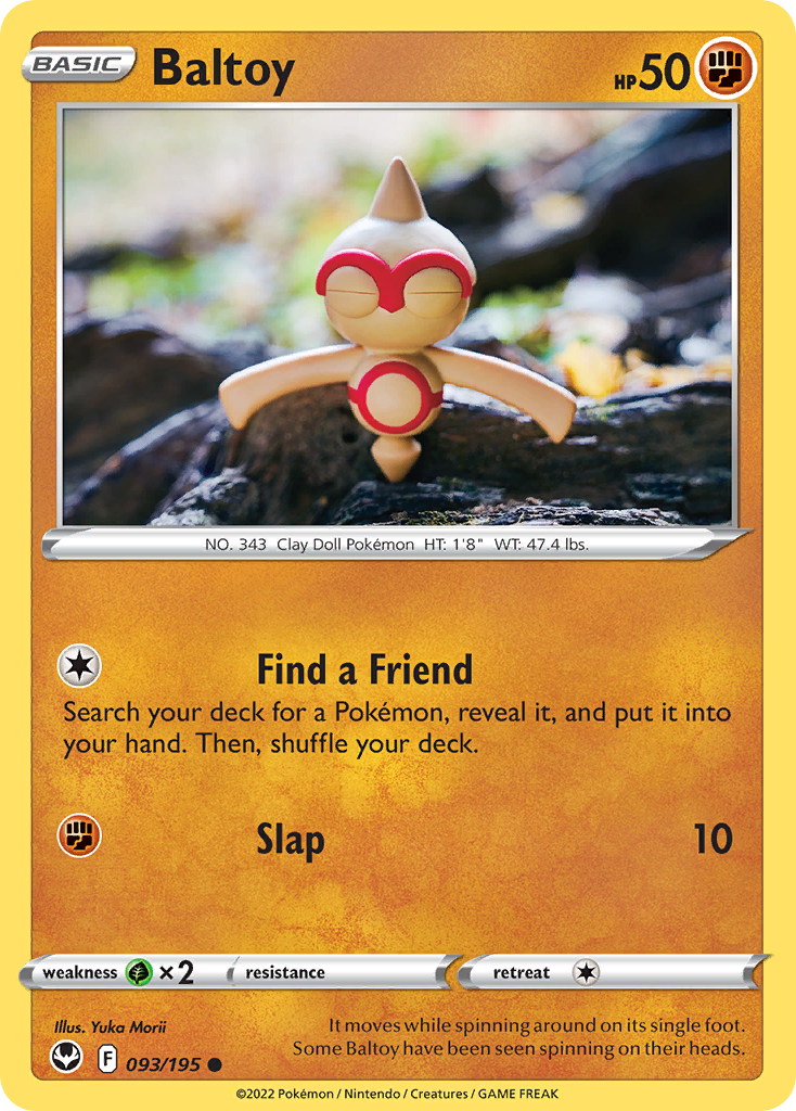 Baltoy (93/195) - Silver Tempest (SIT)