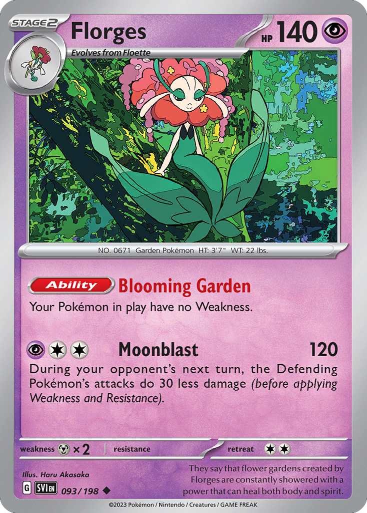 Florges (93/198) - Scarlet & Violet (SVI)