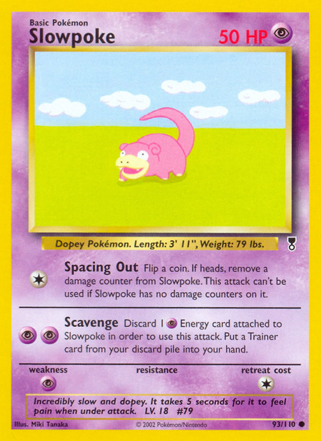 Slowpoke (93/110) - [Reverse Holo] Legendary Collection (LC)