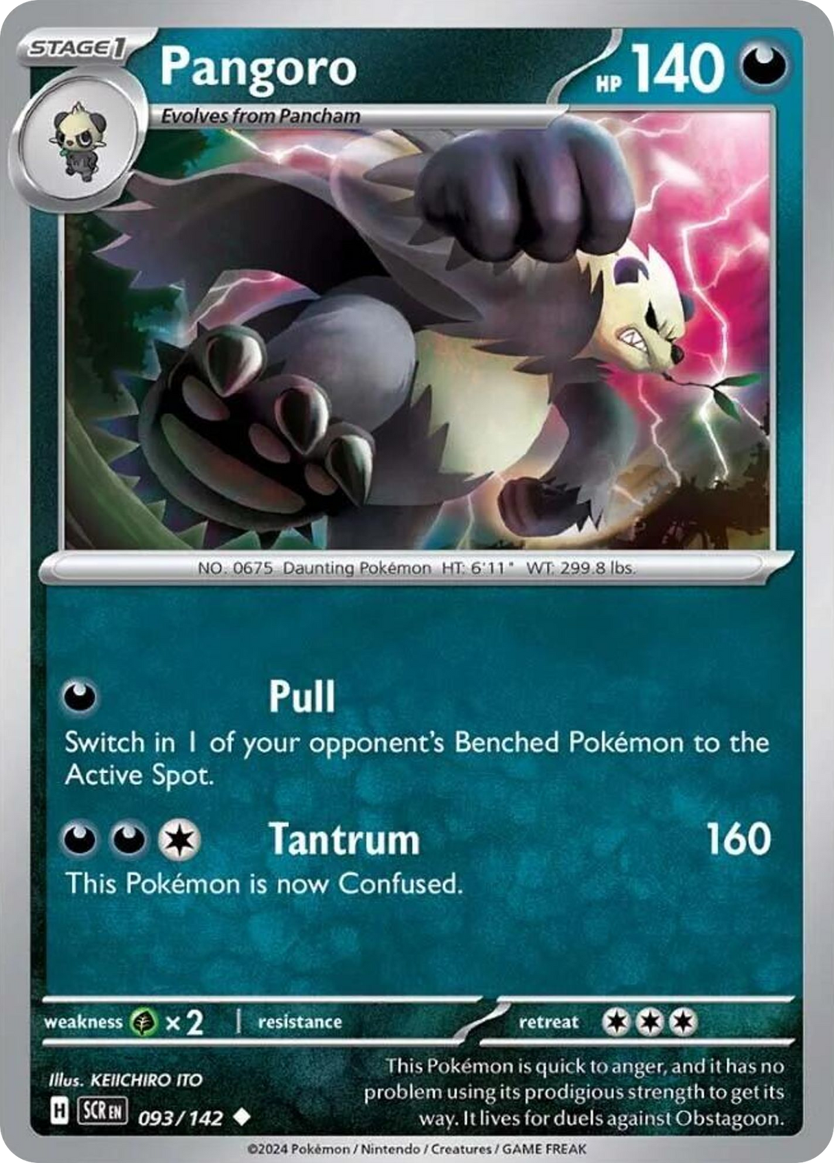 Pangoro (93/142) - Stellar Crown (SCR)