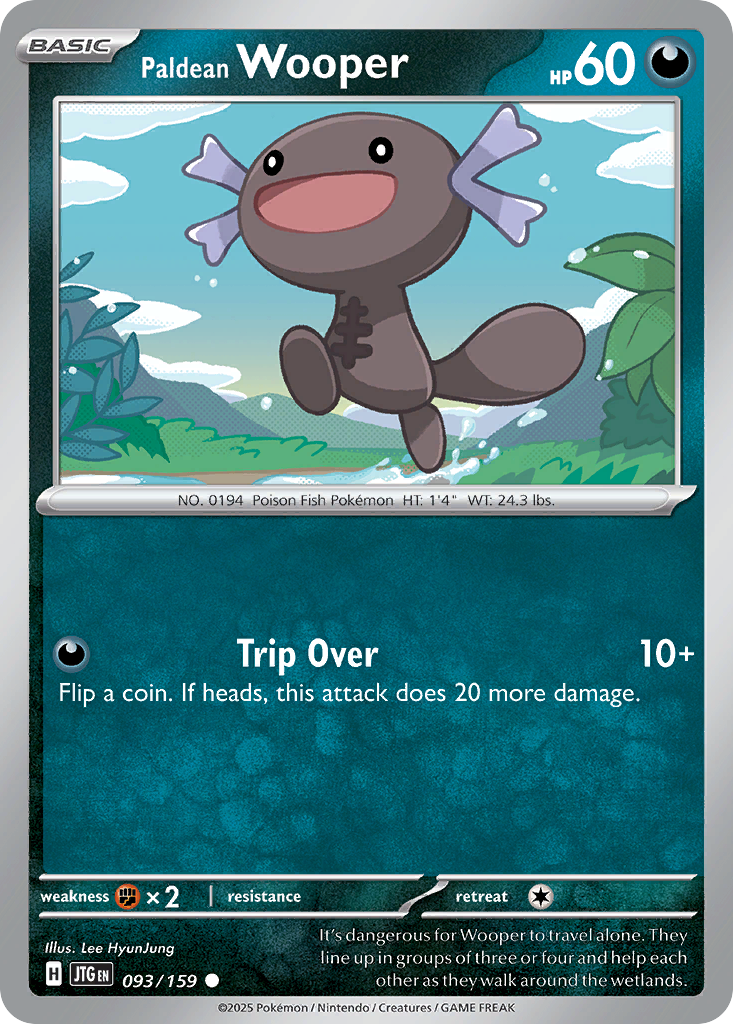 Paldean Wooper (93/159) - Journey Together (JTG)