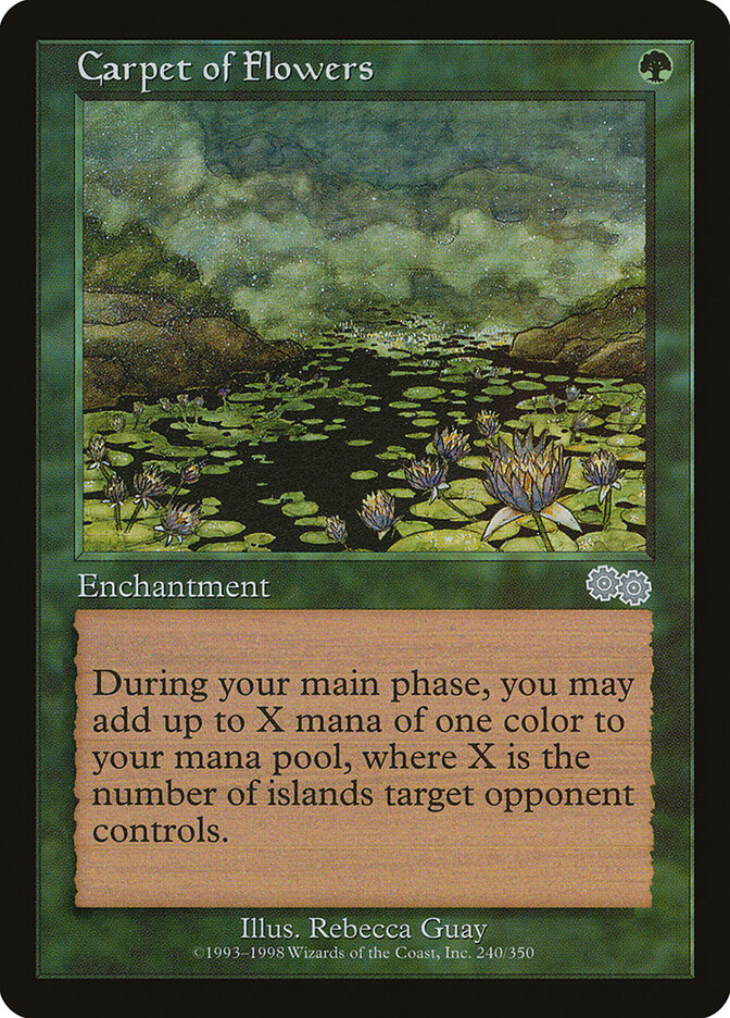 Carpet of Flowers (240) - Urza's Saga (USG)