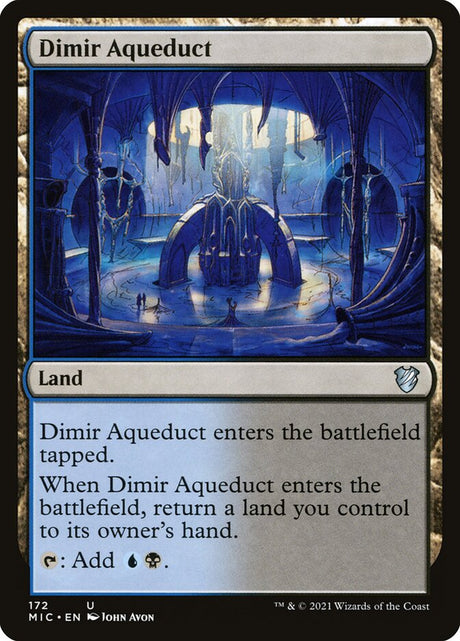 Dimir Aqueduct (172) - Midnight Hunt Commander (MIC)