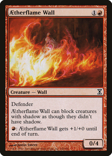 Aetherflame Wall (142) - Time Spiral (TSP)
