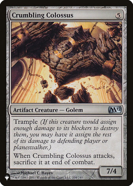 Crumbling Colossus (M12-204) - The List (PLST)