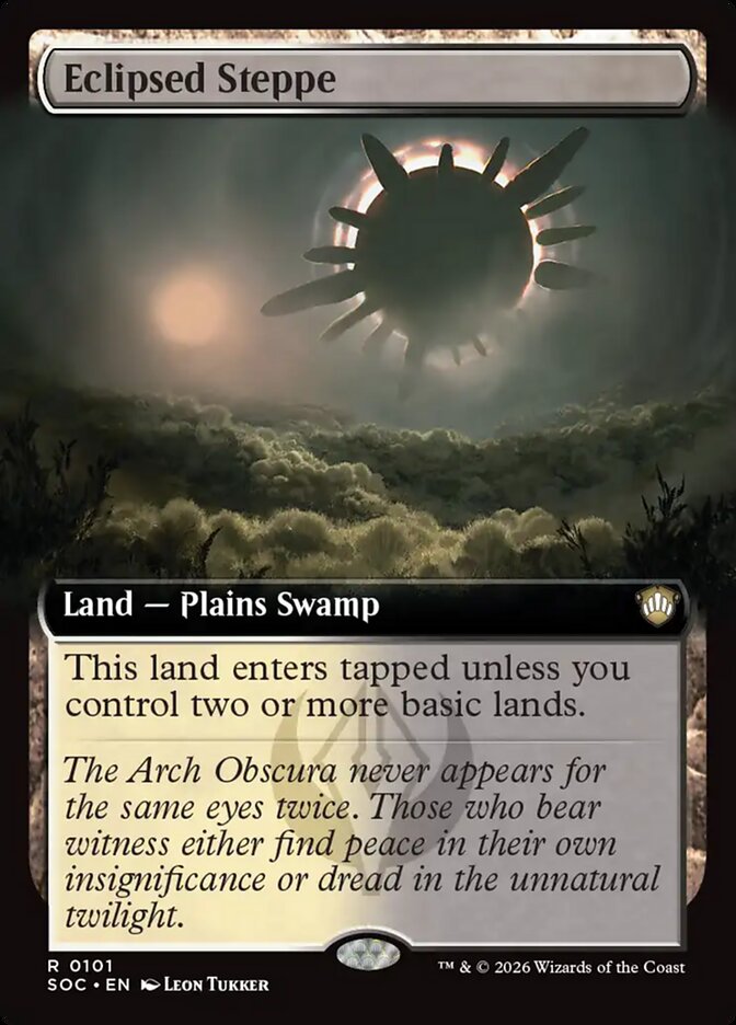 Eclipsed Steppe (101) - Secrets of Strixhaven Commander (SOC)