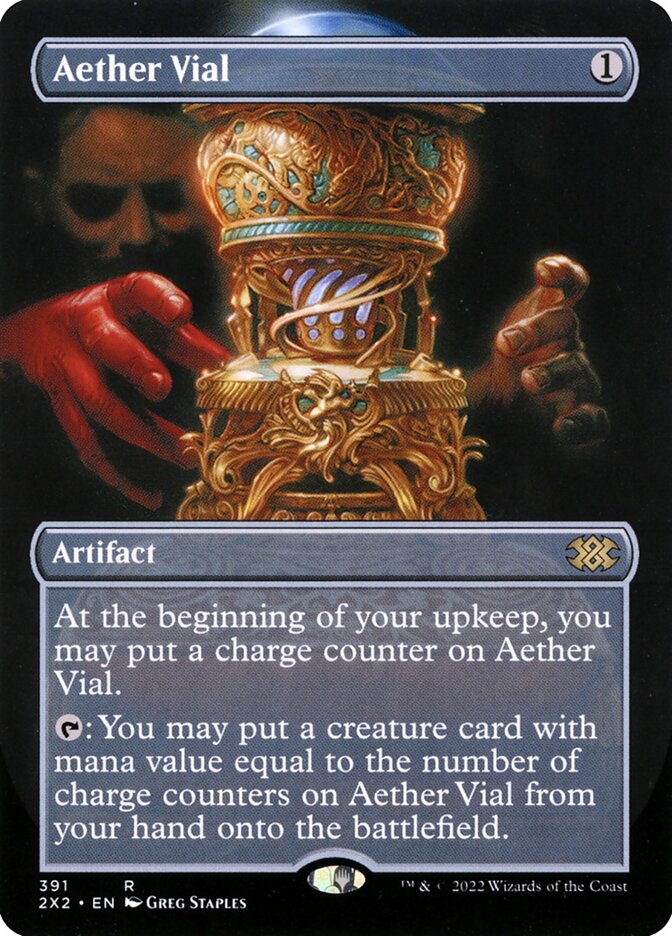 Aether Vial (391) - Double Masters 2022 (2X2)