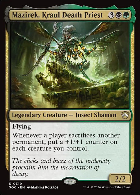 Mazirek, Kraul Death Priest (319) - Secrets of Strixhaven Commander (SOC)