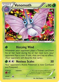 Venomoth (2) - XY - Phantom Forces (PHF)