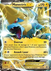 Manectric EX (23) - XY - Phantom Forces (PHF)