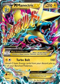M Manectric EX (24) - XY - Phantom Forces (PHF)