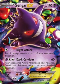 Gengar EX (34) - XY - Phantom Forces (PHF)