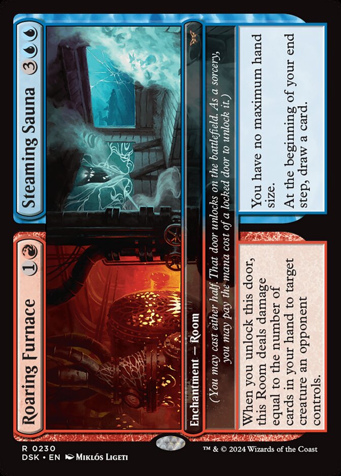 Roaring Furnace // Steaming Sauna (230) - Duskmourn: House of Horror (DSK)