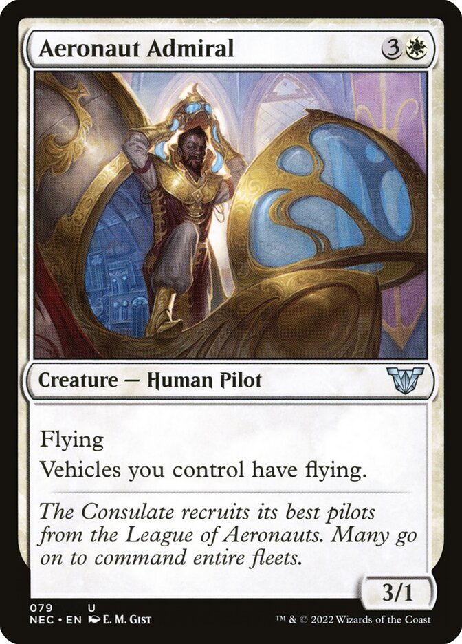 Aeronaut Admiral (79) - Neon Dynasty Commander (NEC)