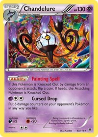 Chandelure (43) - XY - Phantom Forces (PHF)