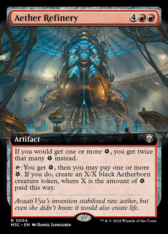 Aether Refinery - [Foil, Extended Art] Modern Horizons 3 Commander (M3C)
