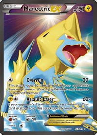 Manectric EX 113 Full Art (113) - XY - Phantom Forces (PHF)