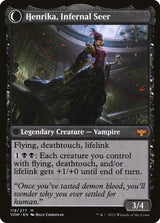 Henrika Domnathi // Henrika, Infernal Seer (119) - Innistrad: Crimson Vow (VOW)