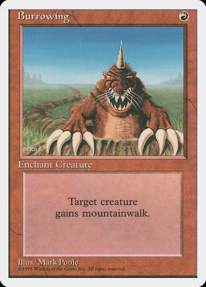 Burrowing (180) - Fourth Edition (4ED)