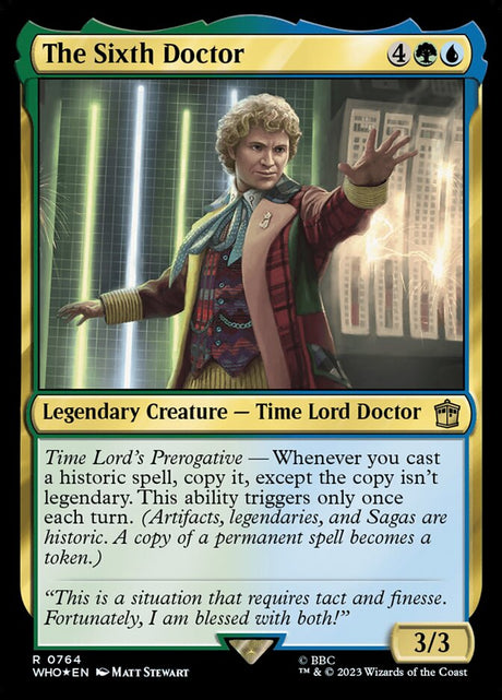 The Sixth Doctor (764) - Doctor Who (WHO)