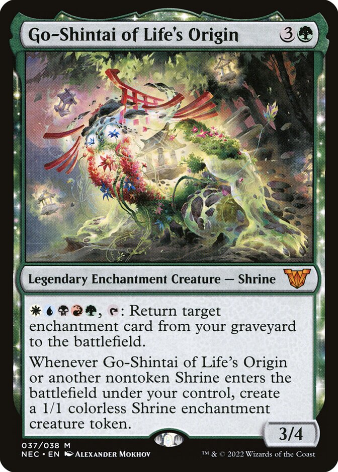 Go-Shintai of Life's Origin (37) - Neon Dynasty Commander (NEC)