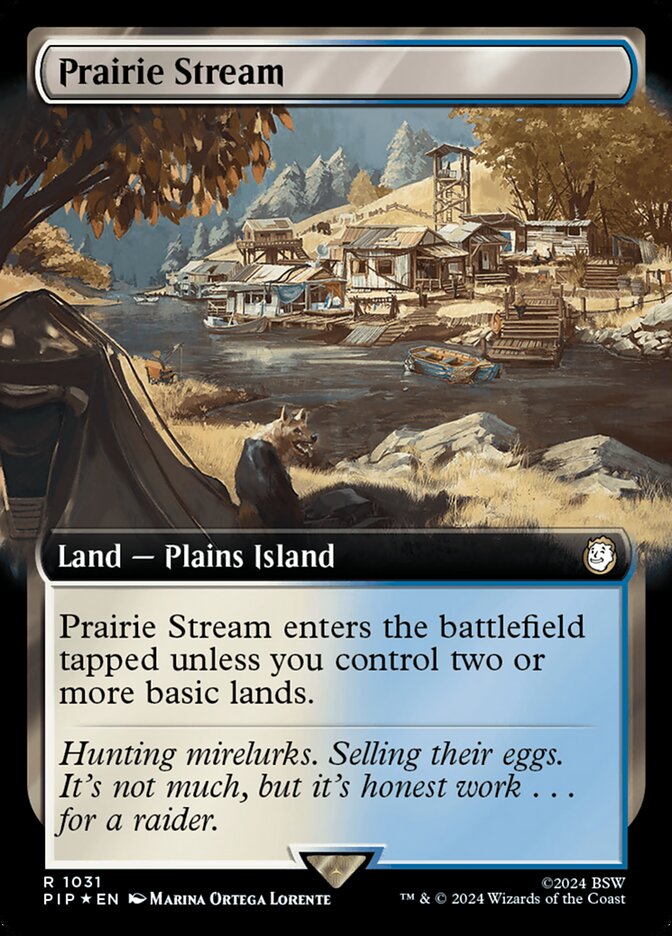 Prairie Stream - [Surge Foil, Extended Art] Fallout (PIP)