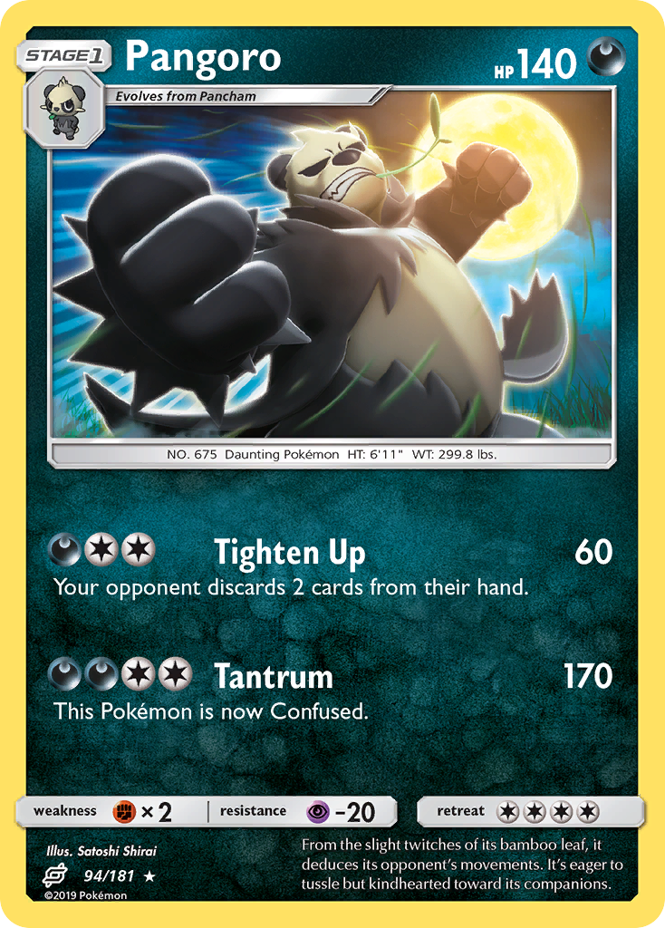 Pangoro (94/181) - [Reverse Holo] Team Up (TEU)