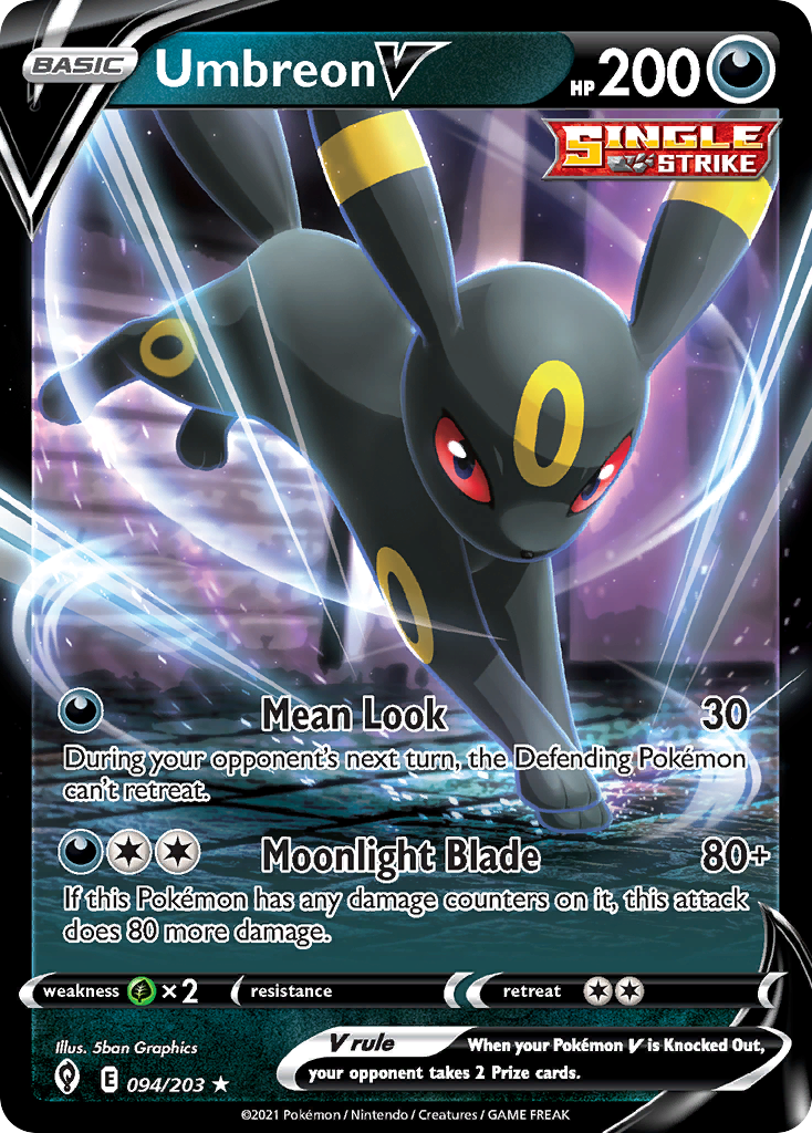 Umbreon V (94/203) - [Holo Foil] Evolving Skies (EVS)