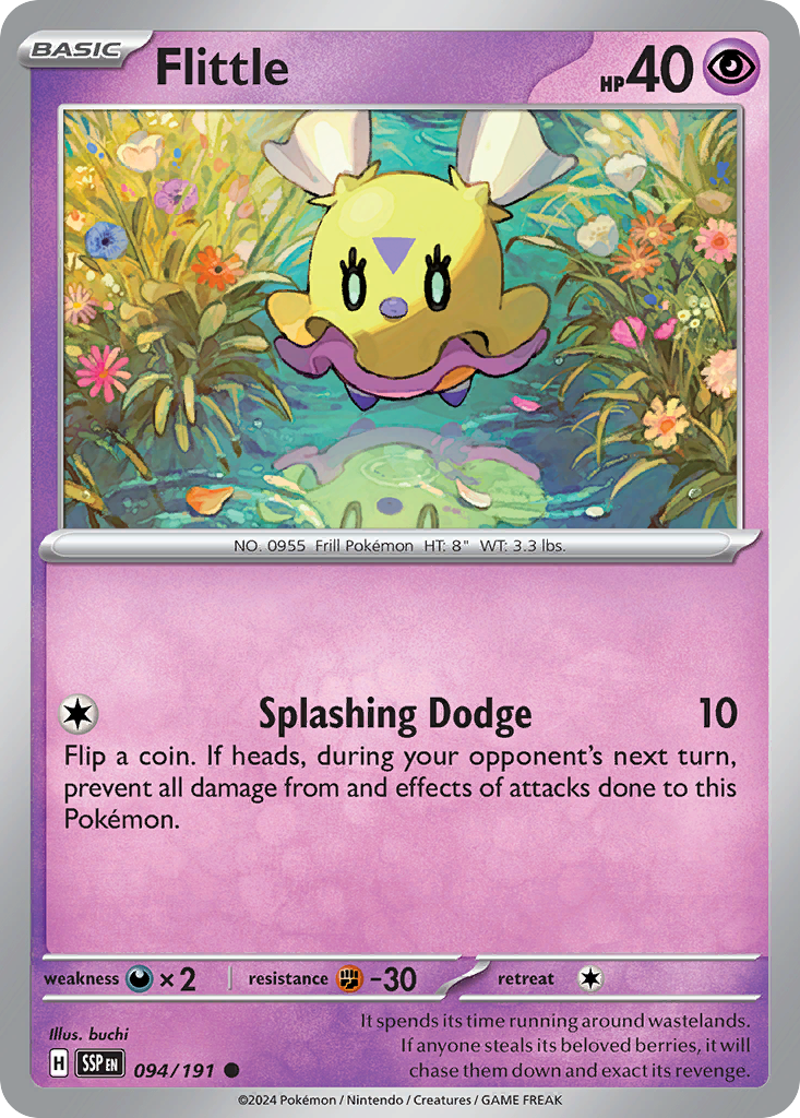 Flittle (94/191) - [Reverse Holo] Surging Sparks (SSP)