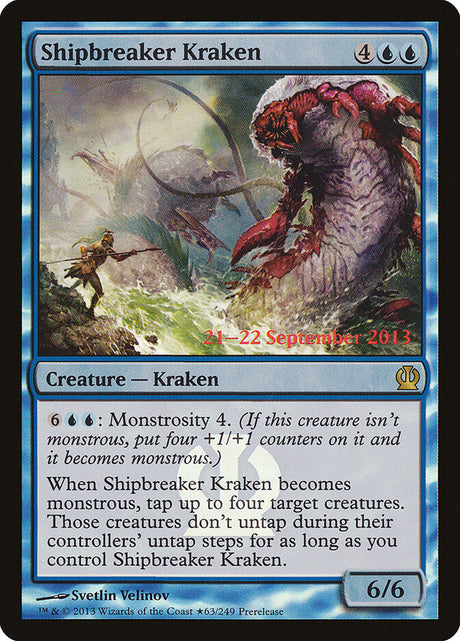 Shipbreaker Kraken (63★) - Theros Promos (PTHS)
