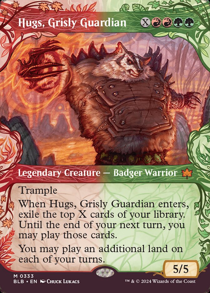 Hugs, Grisly Guardian - [Foil, Showcase] Bloomburrow (BLB)
