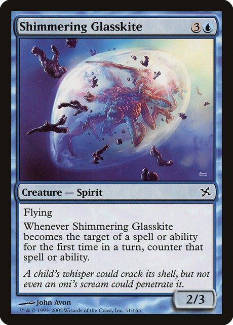 Shimmering Glasskite (51) - Betrayers of Kamigawa (BOK)