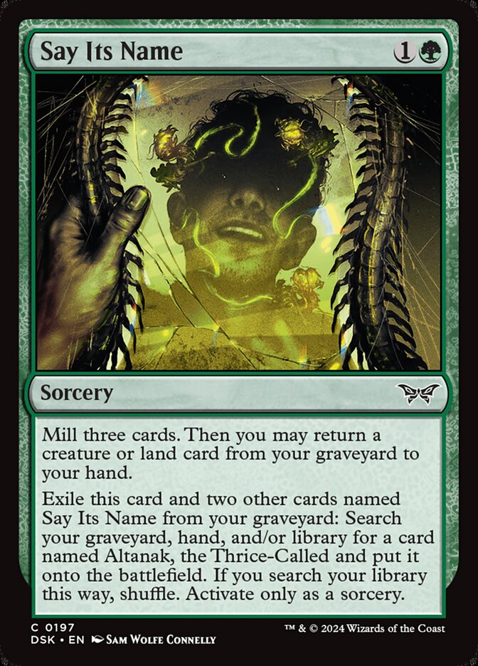 Say Its Name - [Foil] Duskmourn: House of Horror (DSK)