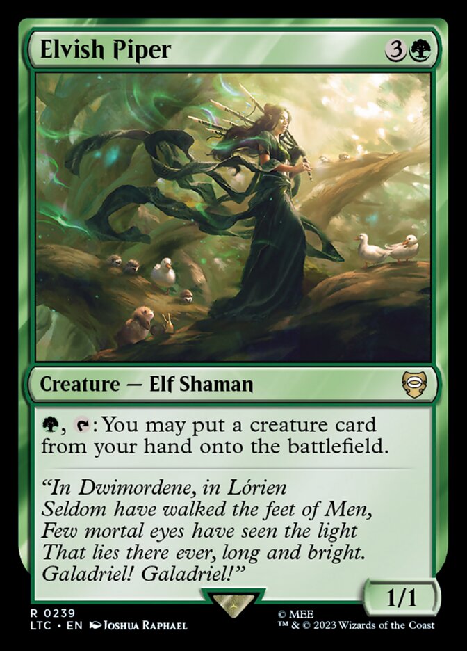 Elvish Piper (239) - Tales of Middle-earth Commander (LTC)