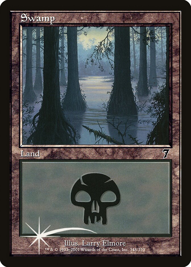 Swamp (348) - Seventh Edition (7ED)