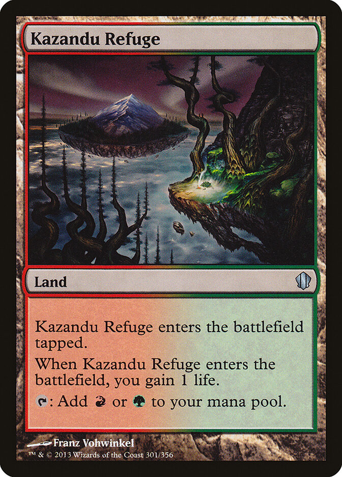 Kazandu Refuge (301) - Commander 2013 (C13)