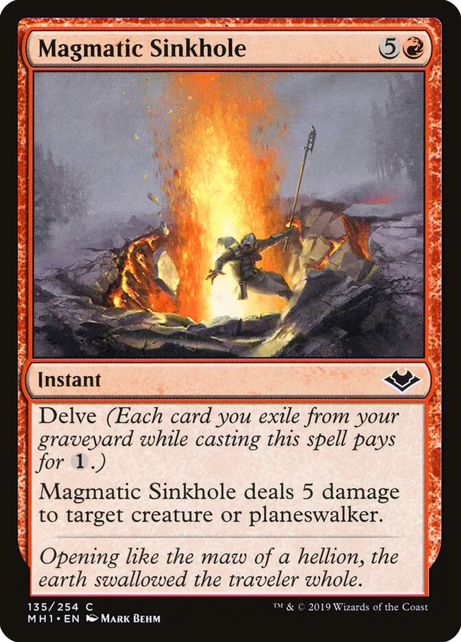 Magmatic Sinkhole (135) - Modern Horizons (MH1)