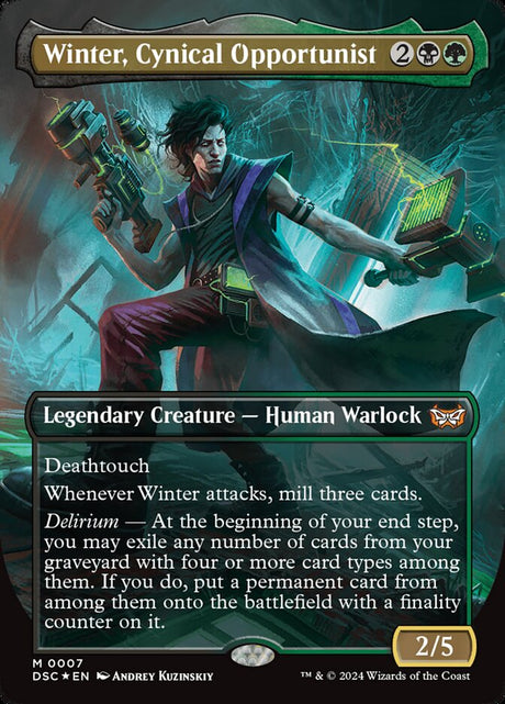 Winter, Cynical Opportunist (7) - Duskmourn: House of Horror Commander (DSC)