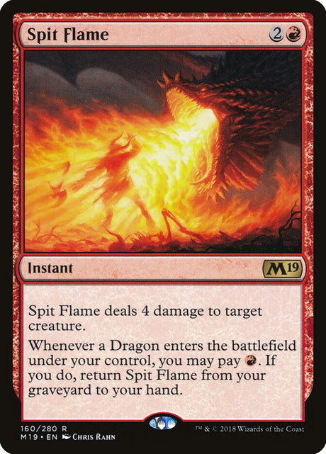 Spit Flame (160) - Core Set 2019 (M19)