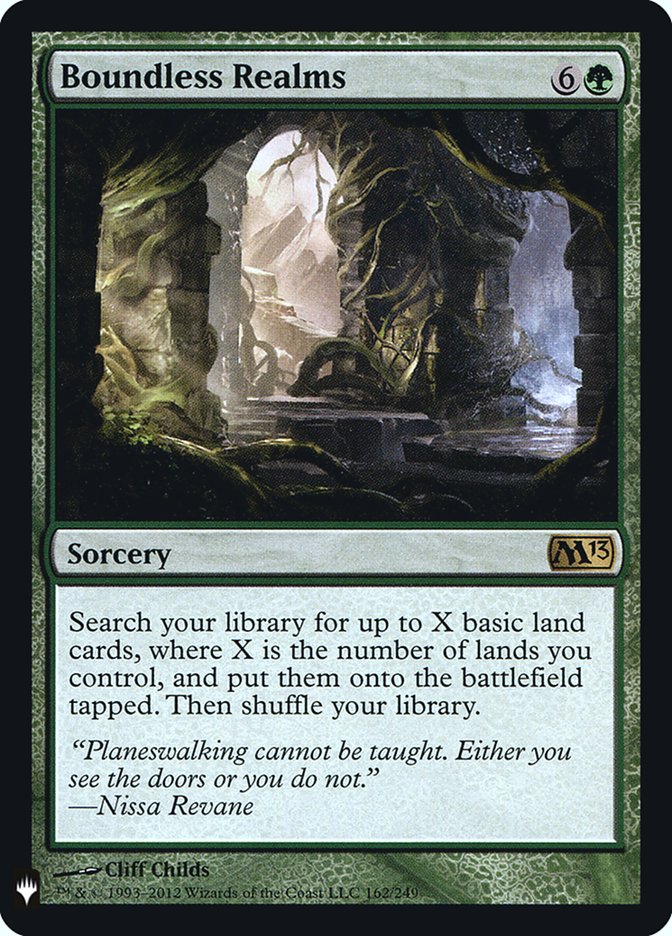 Boundless Realms - [Foil] The List (PLST)