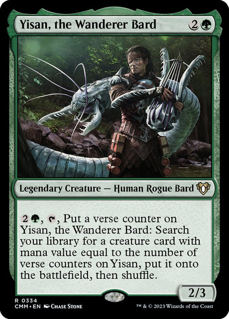 Yisan, the Wanderer Bard (334) - Commander Masters (CMM)