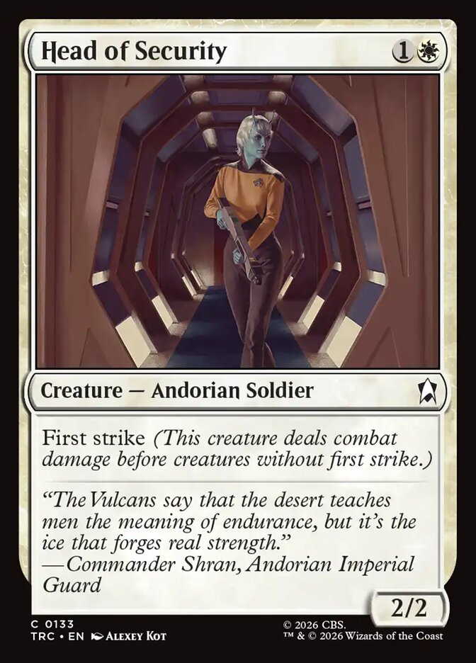 Head of Security (133) - Star Trek Commander (TRC)