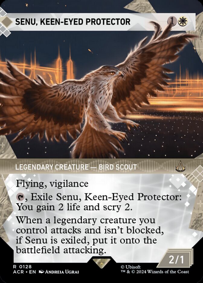 Senu, Keen-Eyed Protector - [Foil, Showcase] Assassin's Creed (ACR)