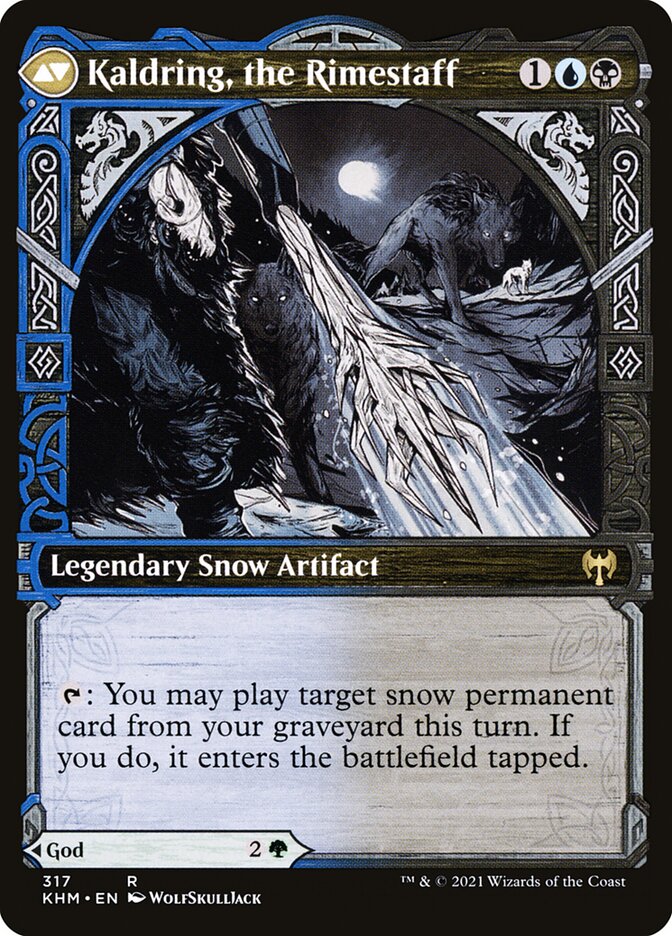 Jorn, God of Winter // Kaldring, the Rimestaff (317) - Kaldheim (KHM)