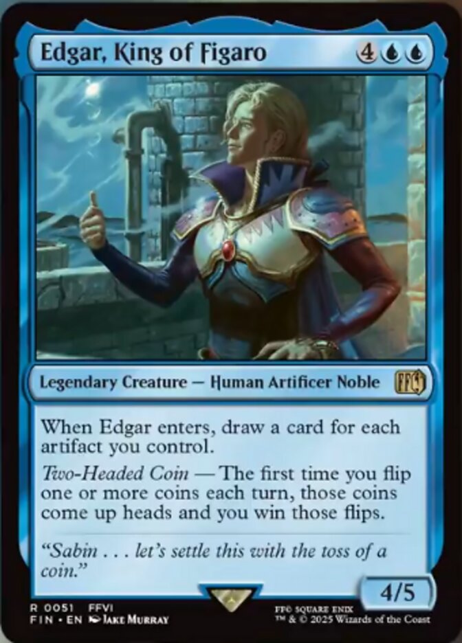 Edgar, King of Figaro (51) - [Foil] Final Fantasy (FIN)