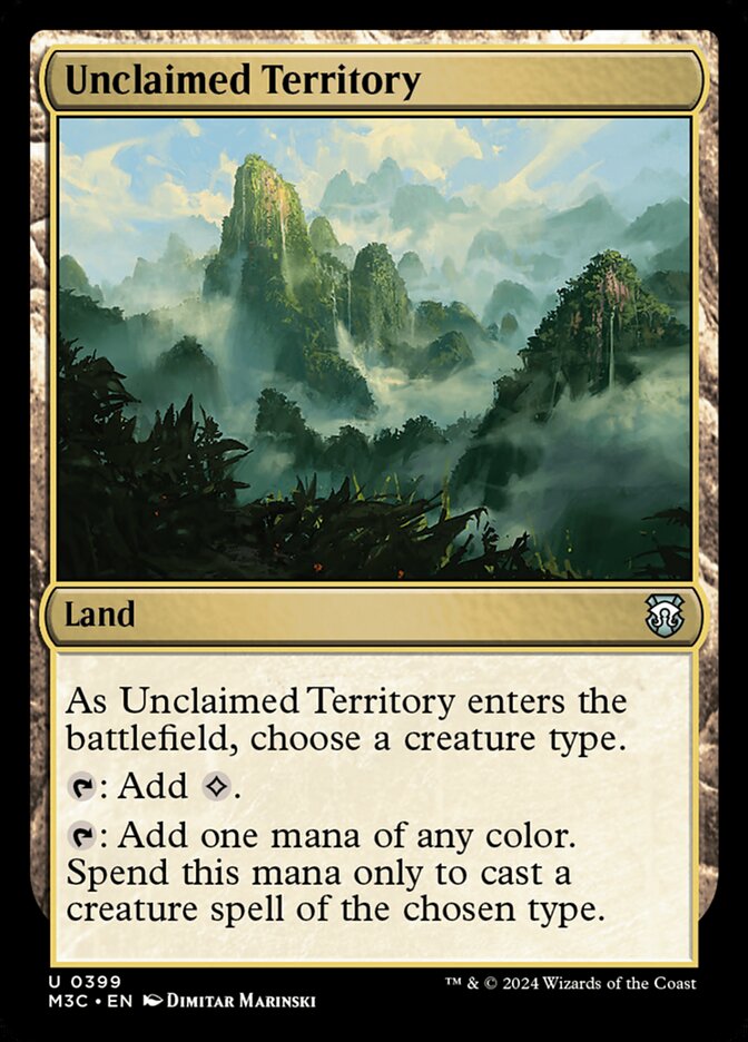 Unclaimed Territory (399) - Modern Horizons 3 Commander (M3C)