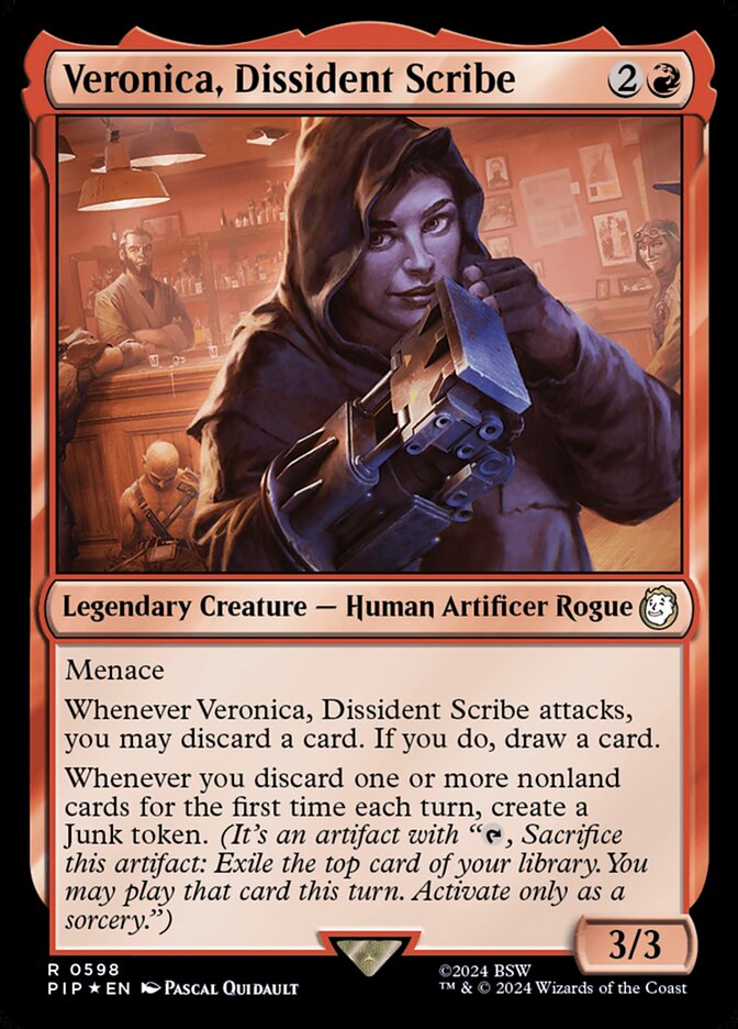 Veronica, Dissident Scribe - [Surge Foil] Fallout (PIP)